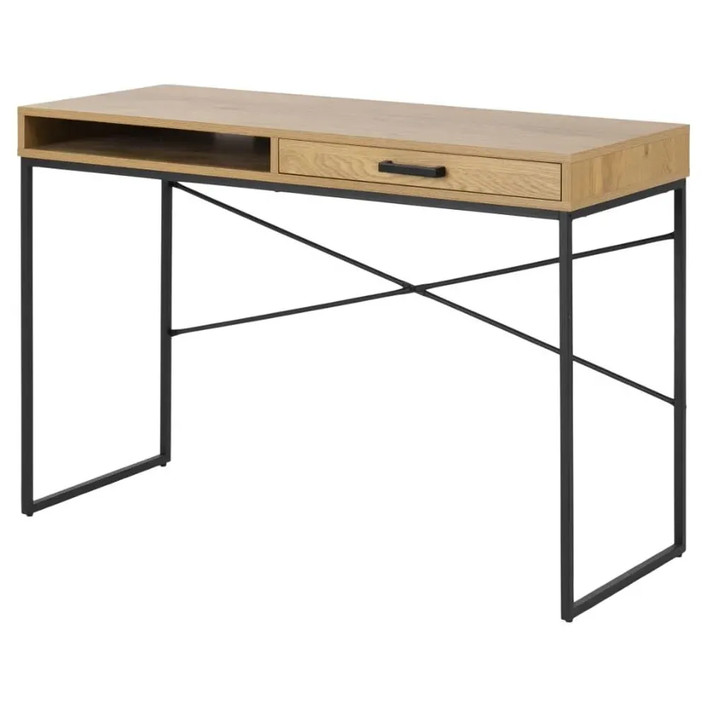Salvo Laptop Desk with Drawer - Wild Oak