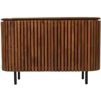 Salvo Sideboard with 2 Doors - Walnut, Mango Wood
