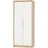 Samaira 2-Door Wardrobe - White High Gloss