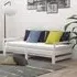 Sanchia Single Day Bed with Pull-Out - White, Pinewood