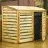 Sandiacre Double Garden Storage Bin - Natural Wood