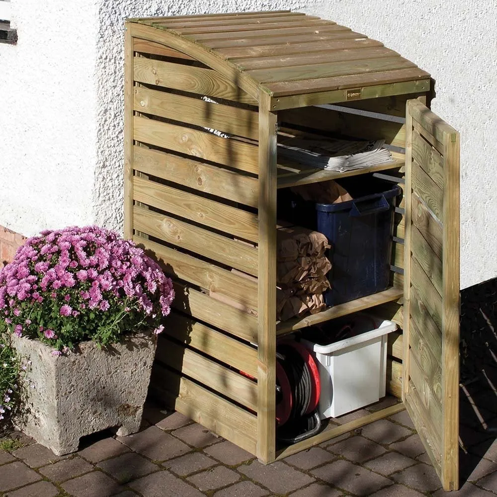 Sandiacre Garden Storage Box - Natural Wood image