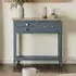 Sanford Console Table with 3 Drawers - Blue, Oak