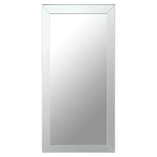 Sanford Large Rectangular Wall Mirror with Bevelled Sides