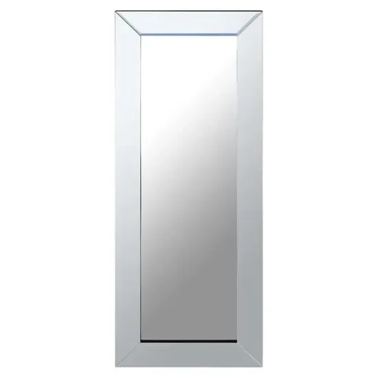 Sanford Small Rectangular Wall Mirror with Bevelled Sides