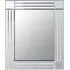 Sanford Small Triple Bevelled Wall Mirror - Glass, MDF