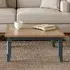 Sanford Square Coffee Table - Blue, Oak