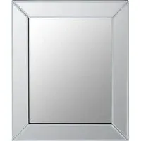 Sanford Square Wall Mirror with Bevelled Corners - Glass, MDF