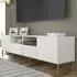 Sanford TV Stand with 2 Doors 2 Drawers - White
