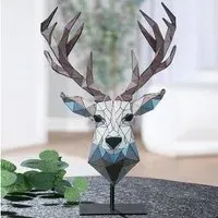 Sanger Metal Deer Sculpture - Multicolour alternate view