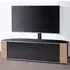 Sanja Ultra Large Corner TV Stand with Mount - Walnut