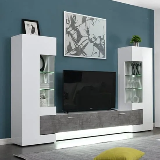 Santiago Entertainment Unit - White, MDF image