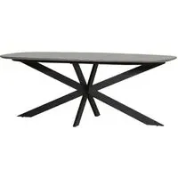 Santiago Large Oval Dining Table - Smoke