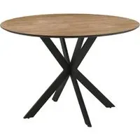 Santiago Round Dining Table - Oak