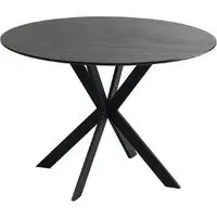 Santiago Round Dining Table - Smoke