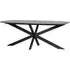 Santiago Small Oval Dining Table - Smoke