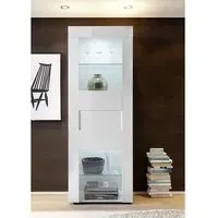 Santino Display Cabinet with LED - White