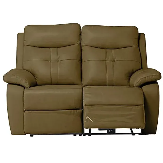 Santino Electric Recliner 2-Seater Sofa - Brown, Leather