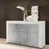 Santino Sideboard with 3 Doors - White, High Gloss