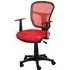 Santo Office Chair with Mesh Back - Red