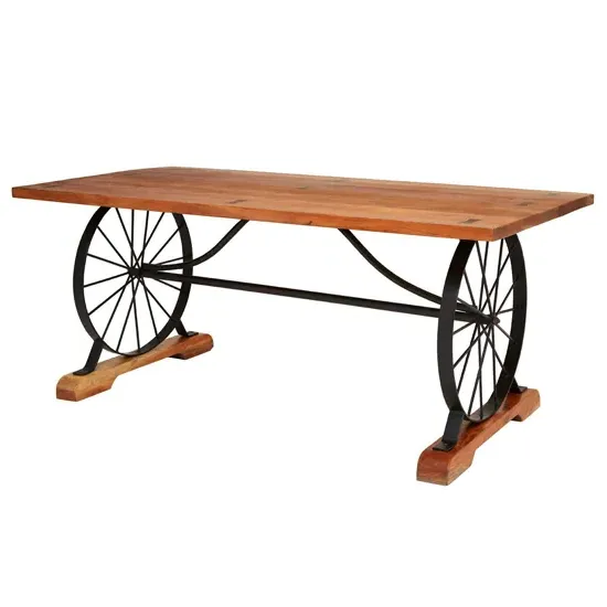 Santorini Rectangular Dining Table - Natural, Acacia