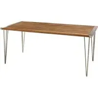 Santorini Rectangular Dining Table - Natural, Teak