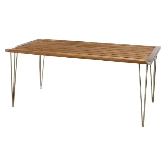 Santorini Rectangular Dining Table - Natural, Teak