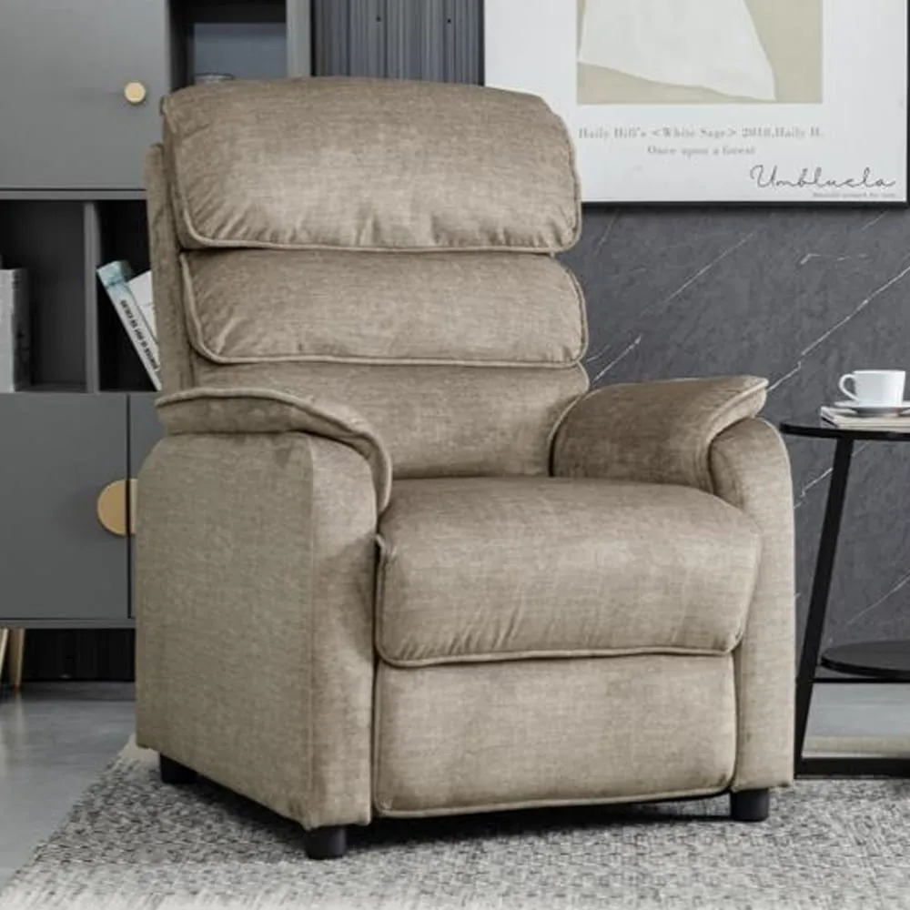 Sanur 1-Seater Sofa - Taupe, Fabric