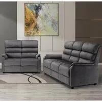 Sanur 3+2 Seater Sofa Set - Grey, Fabric