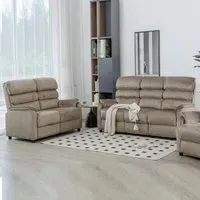 Sanur 3+2 Seater Sofa Set - Taupe, Fabric