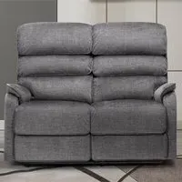 Sanur Electric Recliner 2-Seater Sofa - Grey, Fabric