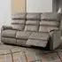 Sanur Electric Recliner 3-Seater Sofa - Taupe, Fabric