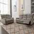 Sanur Electric Recliner 3+2 Seater Sofa Set - Taupe, Fabric