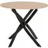 Sanur Round Dining Table - Sonoma Oak, Metal