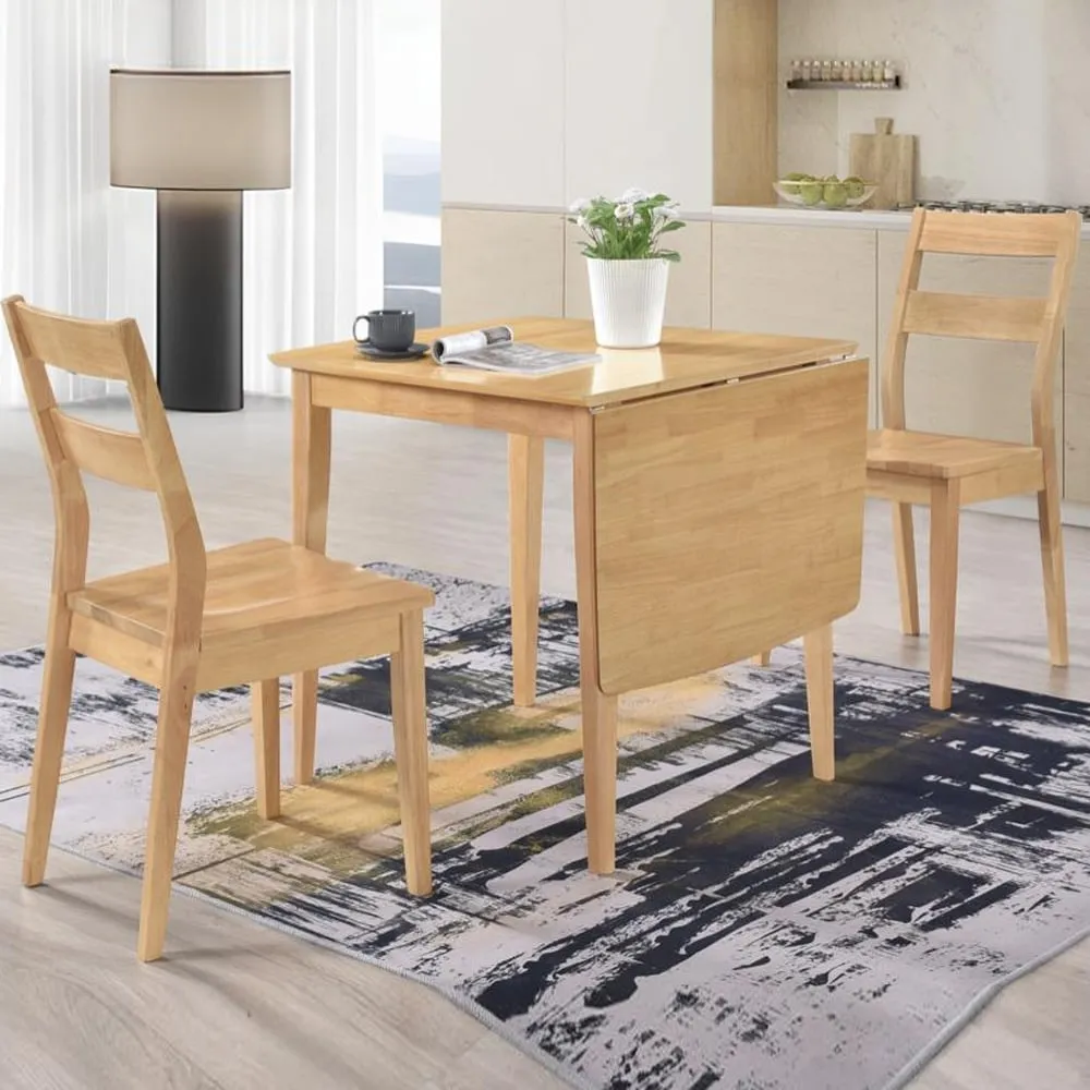 Sarasota Drop Leaf Dining Table with 4 Chairs - Oak