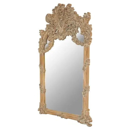 Sarnia Baroque Wall Mirror - Muted Ivory image