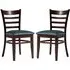 Sarnia Lascari Dining Chairs Set of 2 - Teal, Faux Leather