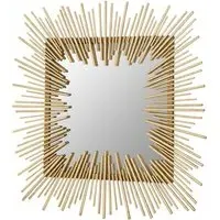 Sarnia Sunburst Wall Mirror - Gold, Iron