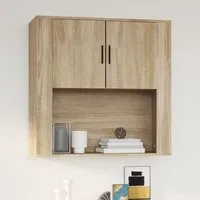 Sarnia Wall Storage Cabinet with 2 Doors - Sonoma Oak