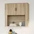 Sarnia Wall Storage Cabinet with 2 Doors - Sonoma Oak