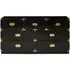 Sartor Chest of 7 Drawers - Black, Mango Wood