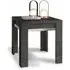Sarver Square Lamp Table - Black, High Gloss