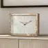Saskatoon Rectangular Mantel Clock - Bronze, Wood