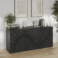 Sassari 3-Door Sideboard - Anthracite, Wood