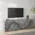 Sassari TV Stand with 3 Doors - Concrete Effect, Wood