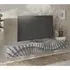 Sassari Wide TV Stand with 1 Door - Concrete Effect, Wood