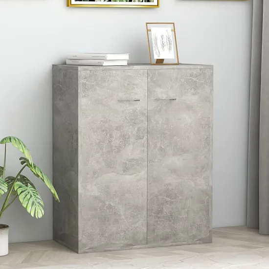 Sassy 2-Door Sideboard - Concrete Effect, Chipboard product