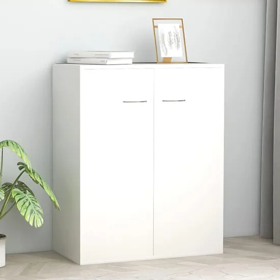 Sassy Sideboard with 2 Doors - White, Chipboard