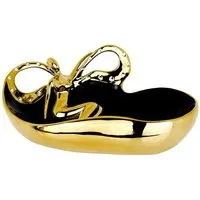 Satto Ceramic Lady Dish - Black & Gold alternate view