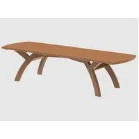 Sauchie Large Garden Dining Table - Natural, Teak